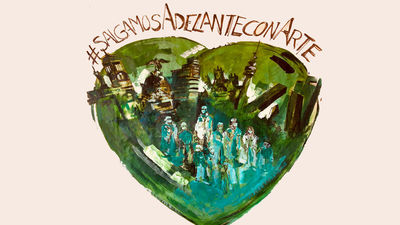 #Salgamosadelanteconarte ofrece creatividad desde los balcones contra el coronavirus