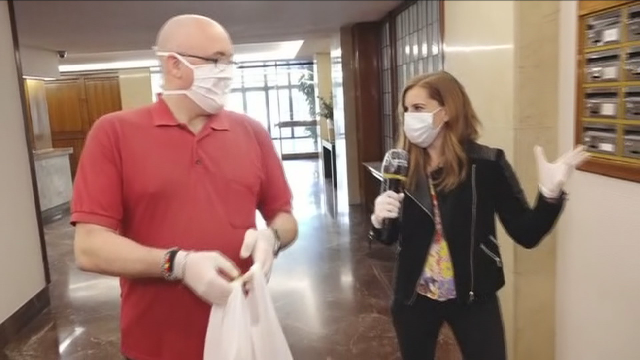 Día a día de un portero de edificios en tiempos de confinamiento