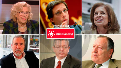 Barranco, Álvarez del Manzano, Gallardón, Botella, Carmena y Almeida unen su voz contra el coronavirus en Onda Madrid
