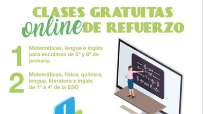 Boadilla ofrece un profesor online de refuerzo a alumnos de 5º de Primaria a 4º de ESO