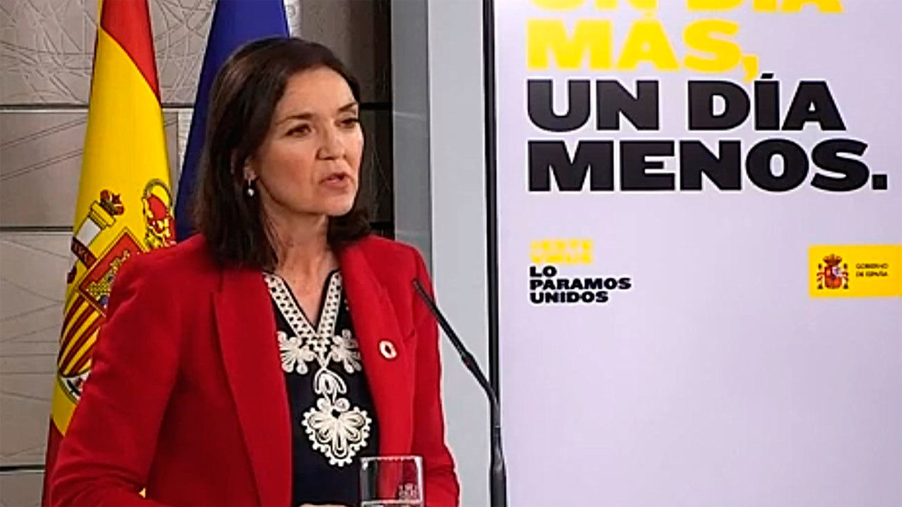 La ministra Maroto rectifica tras afirmar que la erupción de La Palma "es reclamo turístico que podemos aprovechar”