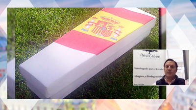 Féretros de cartón ante la escasez de ataúdes de madera