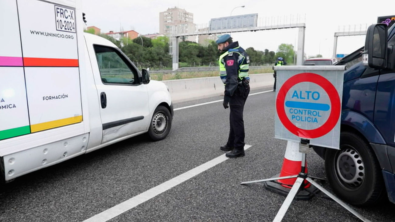 Control de la Policía Municipal de Madrid