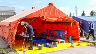 Cierra el hospital de campaña de Leganés por falta de pacientes