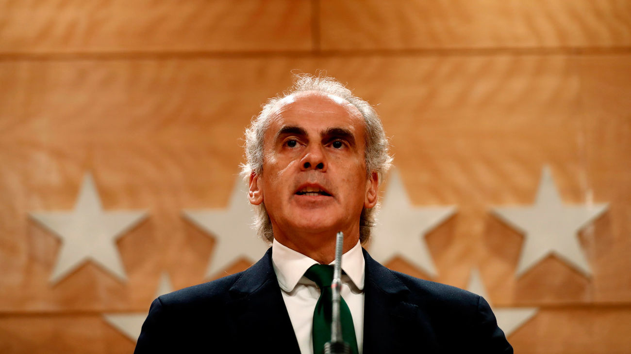 Enrique Ruiz Escudero, consejero de Sanidad de la Comunidad de Madrid