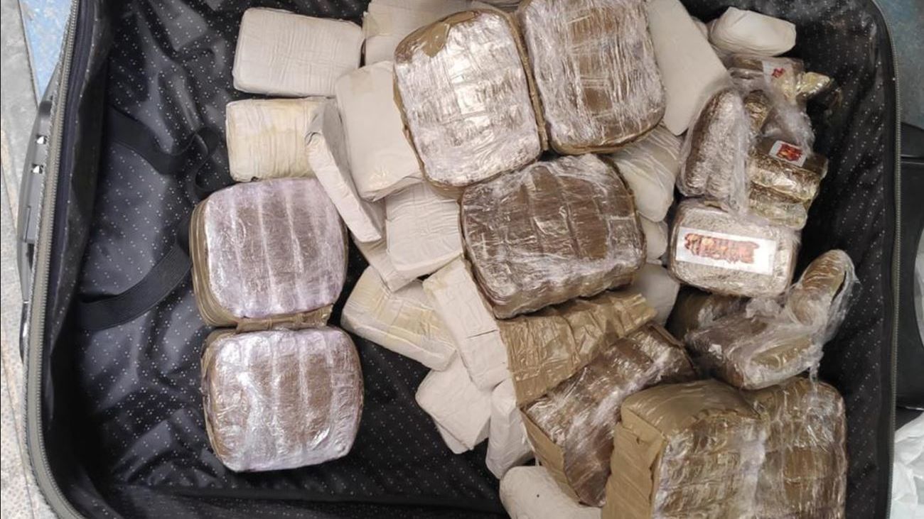 Hachís incautada por la Policía Municipal de Madrid