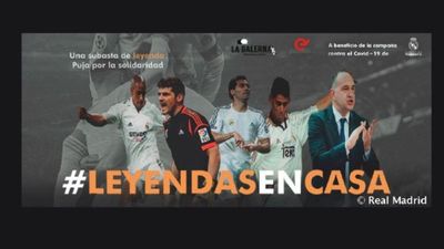 Leyendas madridistas donan pedazos de historia para luchar contra el coronavirus
