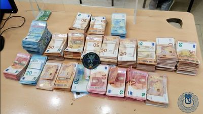 Interceptado en Puente de Vallecas con 124.000 euros en efectivo en pleno estado de alarma