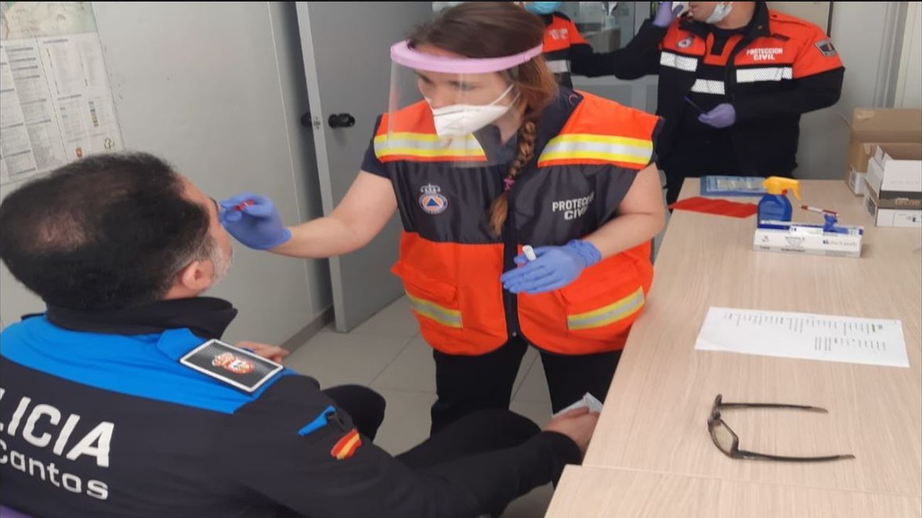 Tres Cantos realiza pruebas de diagnóstico de covid-19 a todos sus policías