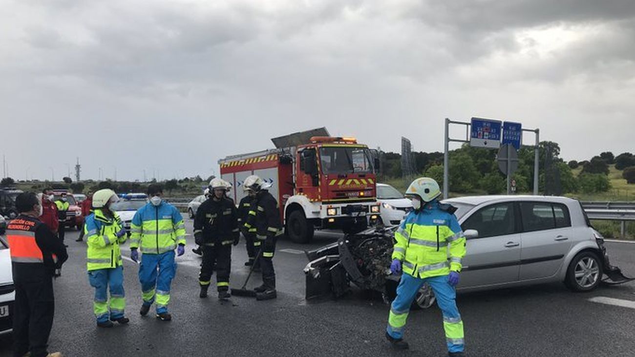 Accidente en la M-503 en Pozuelo
