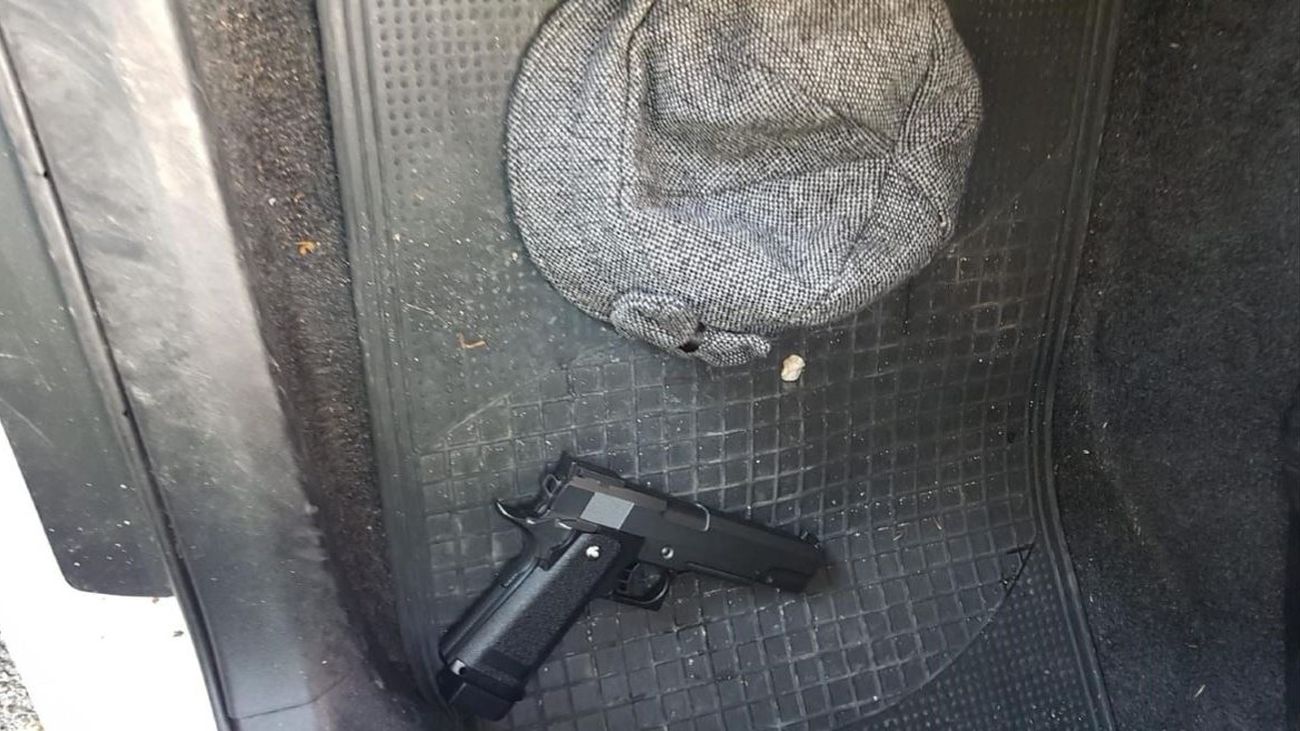 Pistola incautada por la Policía Municipal de Madrid