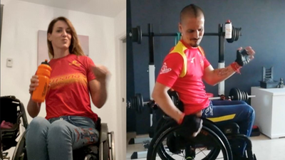 Deportistas paralímpicos interpretan su particular 'Resistiré' desde casa