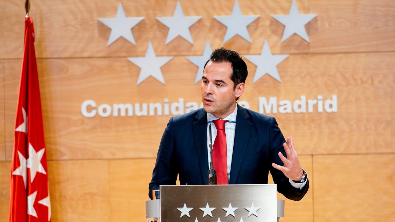 Ignacio Aguado, vicepresidente de la Comunidad de Madrid en una imagen de archivo