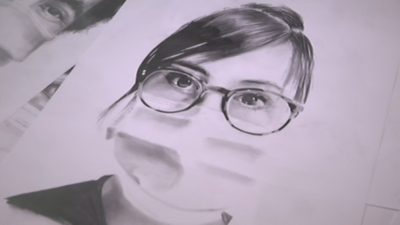 David Gómez, el celador que retrata a los 'héroes' que luchan contra el coronavirus