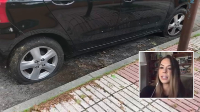 Pinchan las ruedas del coche de una enfermera de Madrid que tuvo el coronavirus