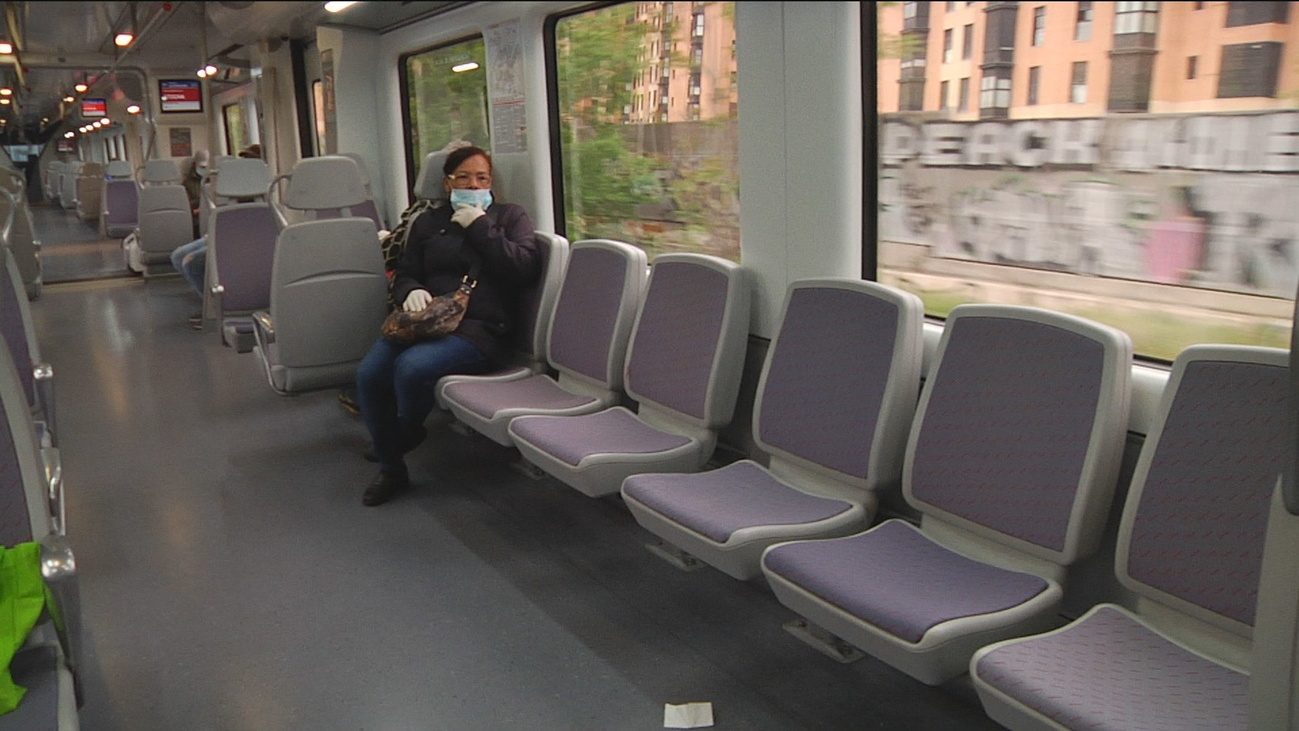 ¿Se están cumpliendo las medidas de distanciamiento en el transporte público?