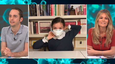 Ponerse correctamente la mascarilla es cosa de niños