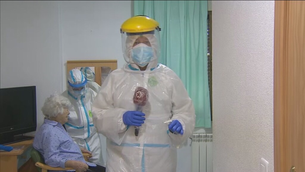 Telemadrid entra por primera vez en una residencia de ancianos en plena crisis del covid-19