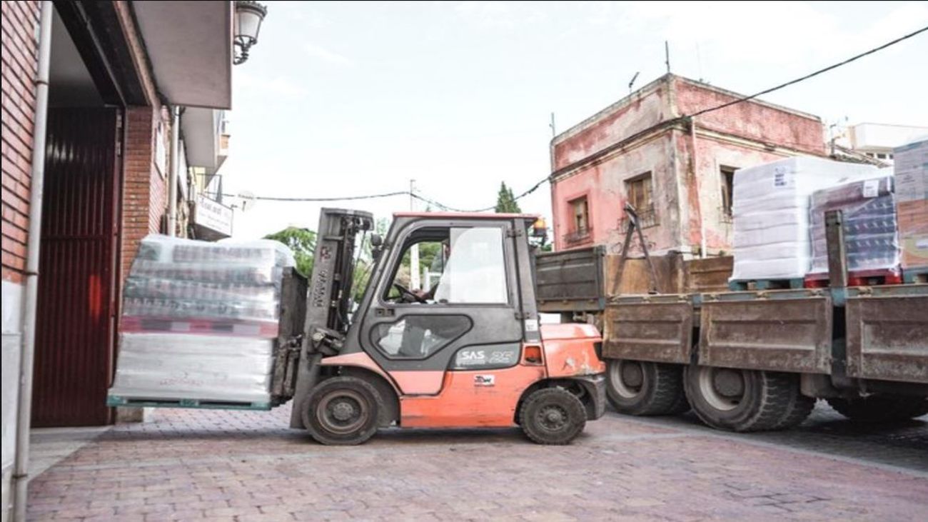 Un supermercado de Colmenar dona 25 toneladas de productos al Banco de Alimentos Municipal