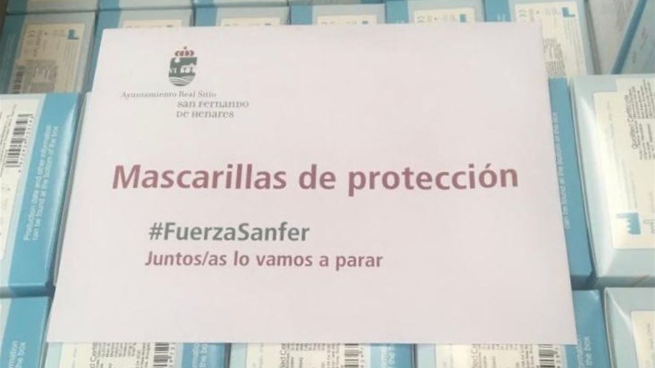 San Fernando de Henares reparte este fin de semana mascarillas a la población