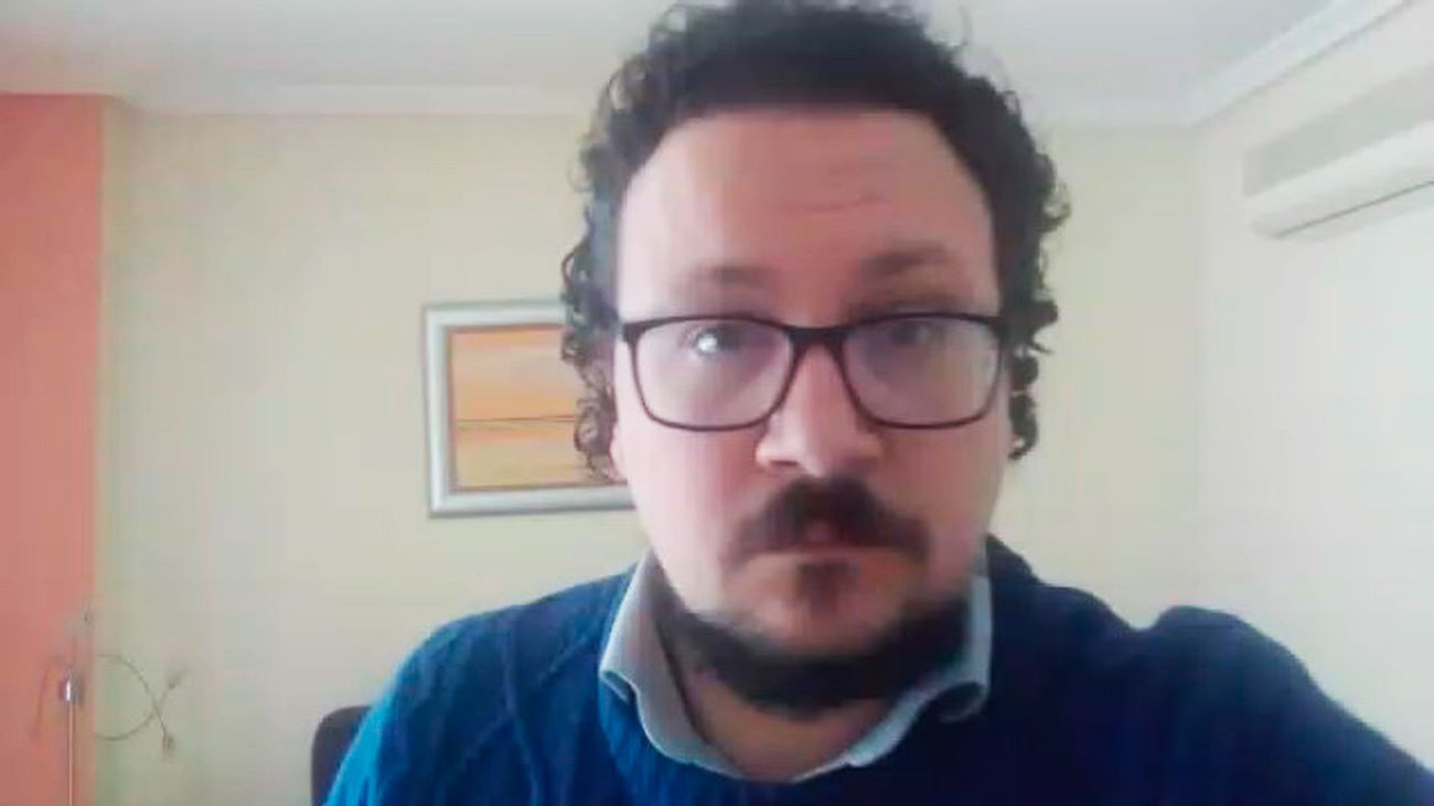 Jacinto Morano, portavoz de Unidas Podemos en la Asamblea de Madrid