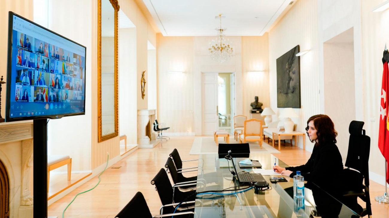 Ayuso pide a Sánchez una estrategia "clara" de desconfinamiento