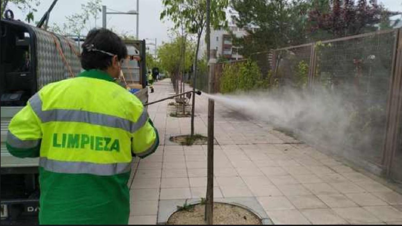 El Ayuntamiento de Sanse completa en un mes la desinfección total del municipio