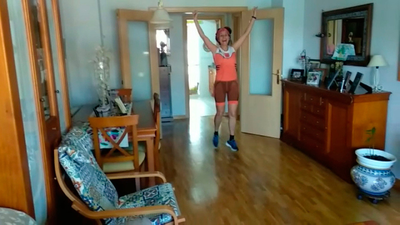 Corre en Leganés un maratón en cinco horas sin salir de casa