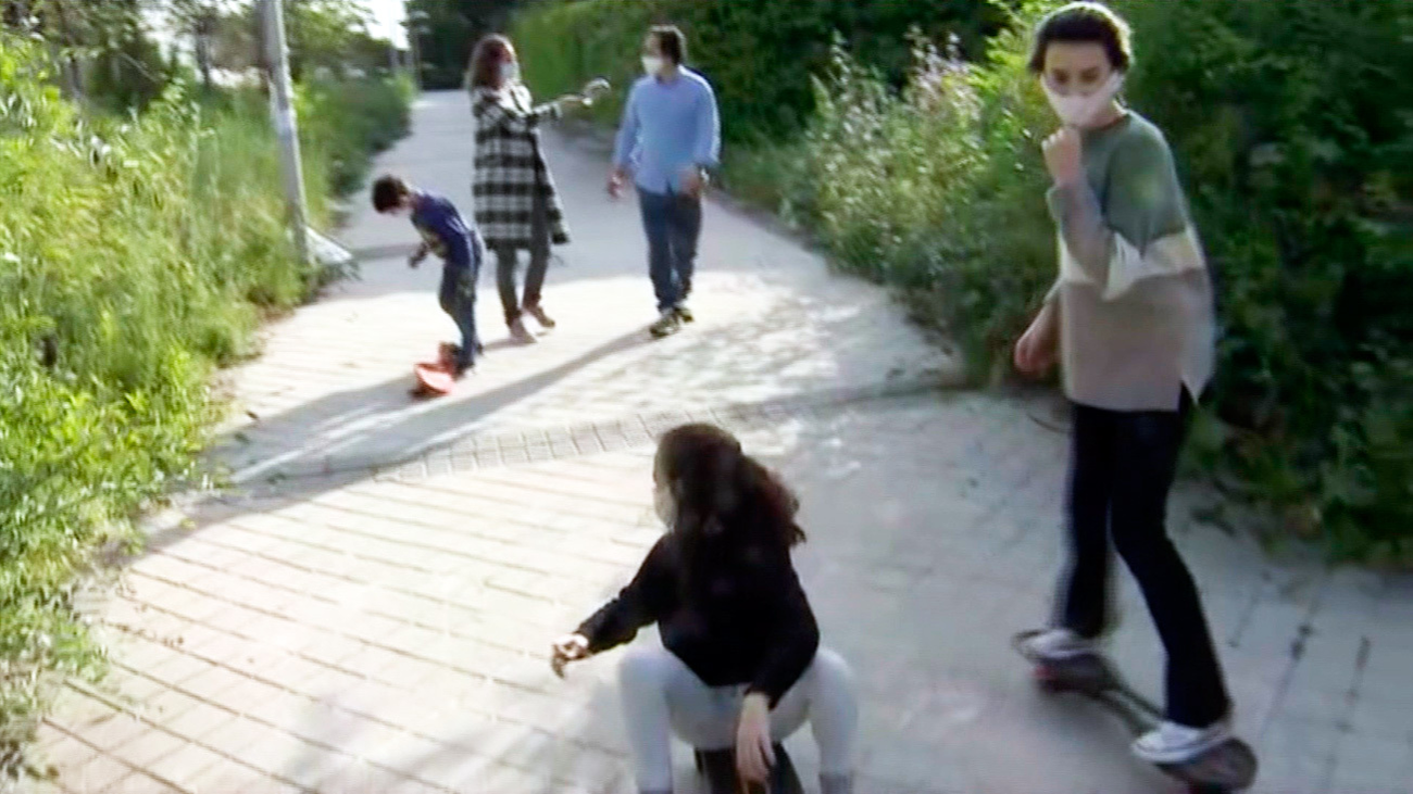 “Es un alivio que los niños puedan salir y que tomen el sol”