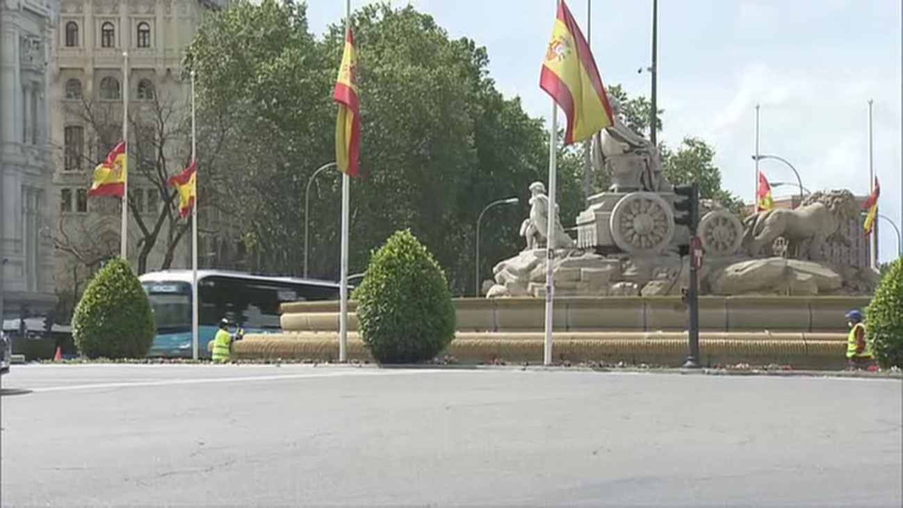 La Cibeles se queda sin agua para acometer obras de rehabilitación
