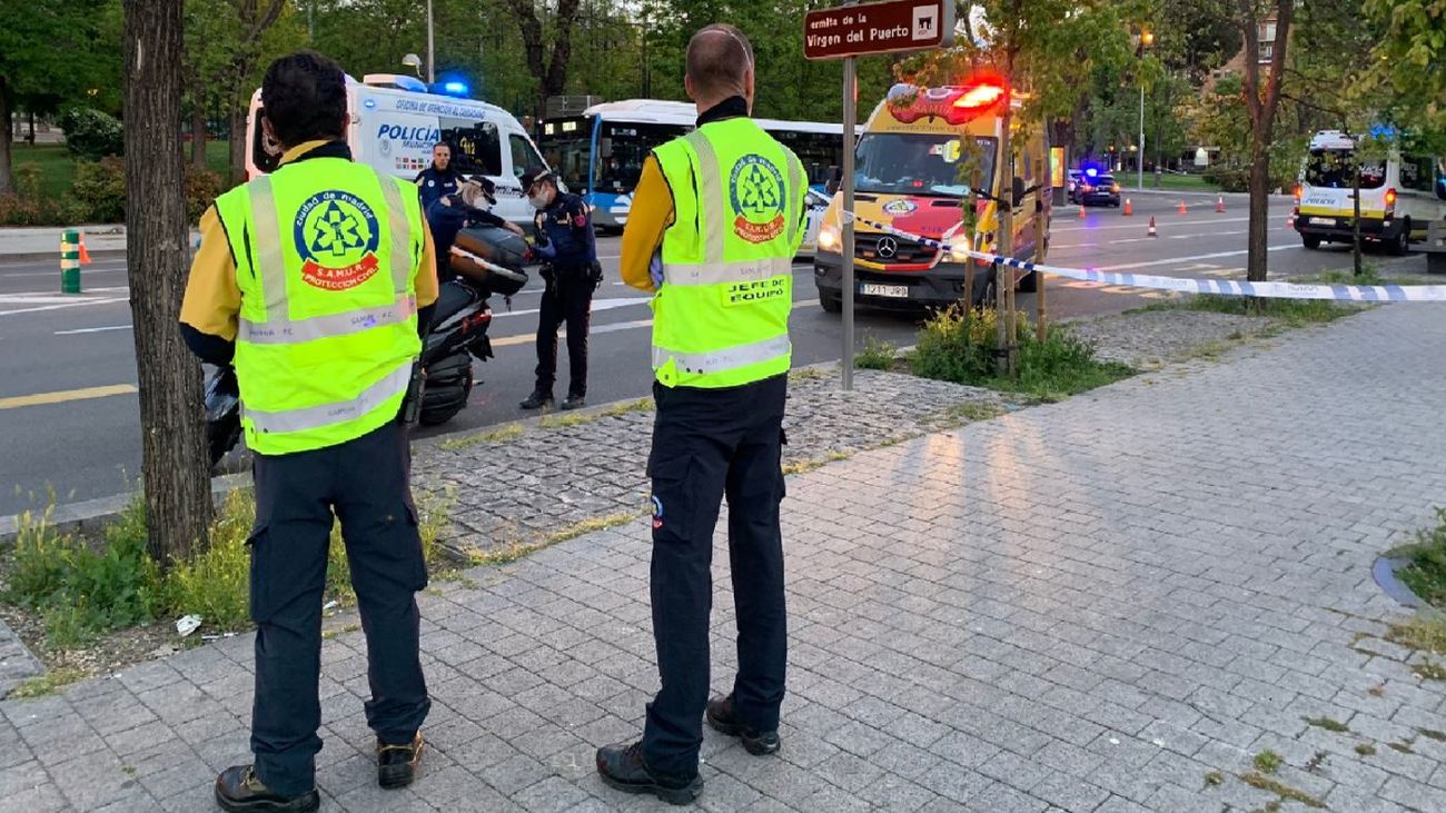 Accidente en Virgen del Puerto