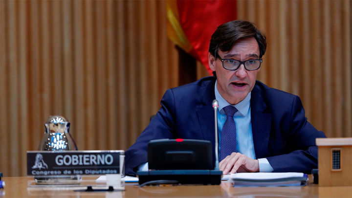 Salvador Illa en el Congreso / EFE