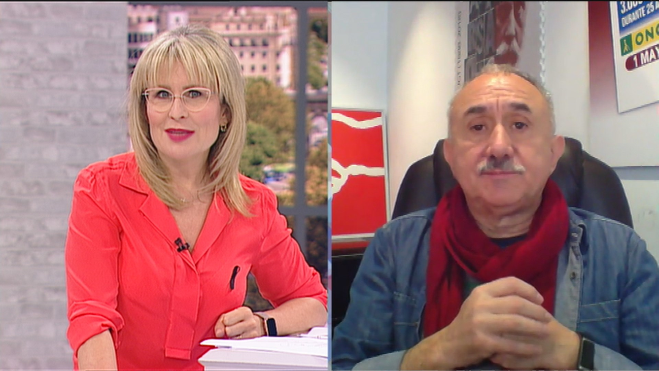 Pepe Alvárez, secretario general de UGT: "Es un 1 de mayo más cargado de reivindicaciones que nunca"