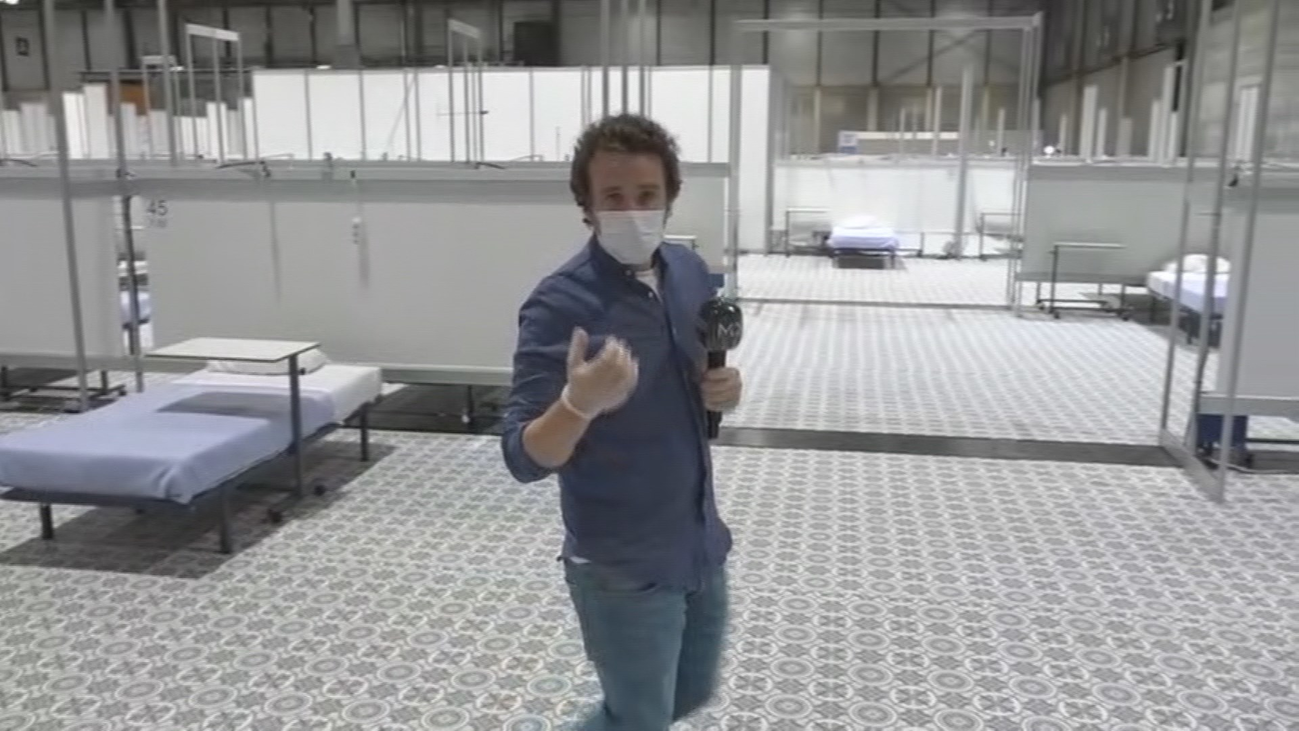 Recorremos el interior del hospital 'durmiente' de Ifema