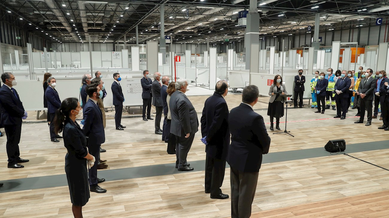 Polémica política por el acto de cierre del hospital de Ifema