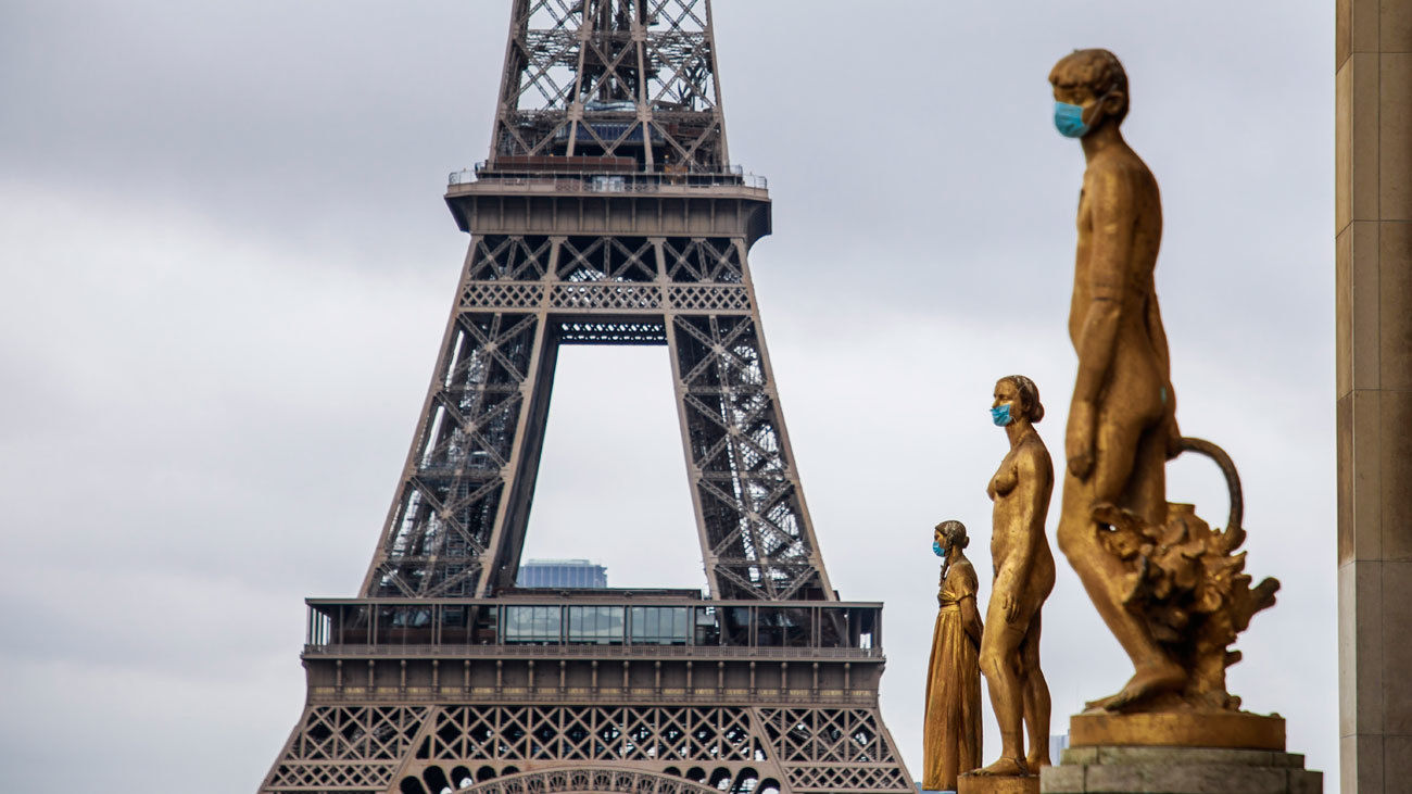 Macron anuncia el toque de queda en París entre las 21.00 y las 6.00 horas por la pandemia
