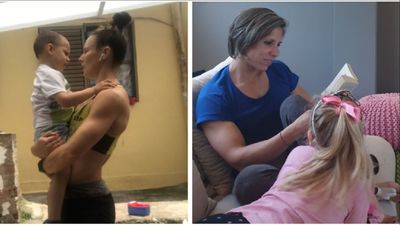 Deportistas de élite y madres, así afrontan el confinamiento