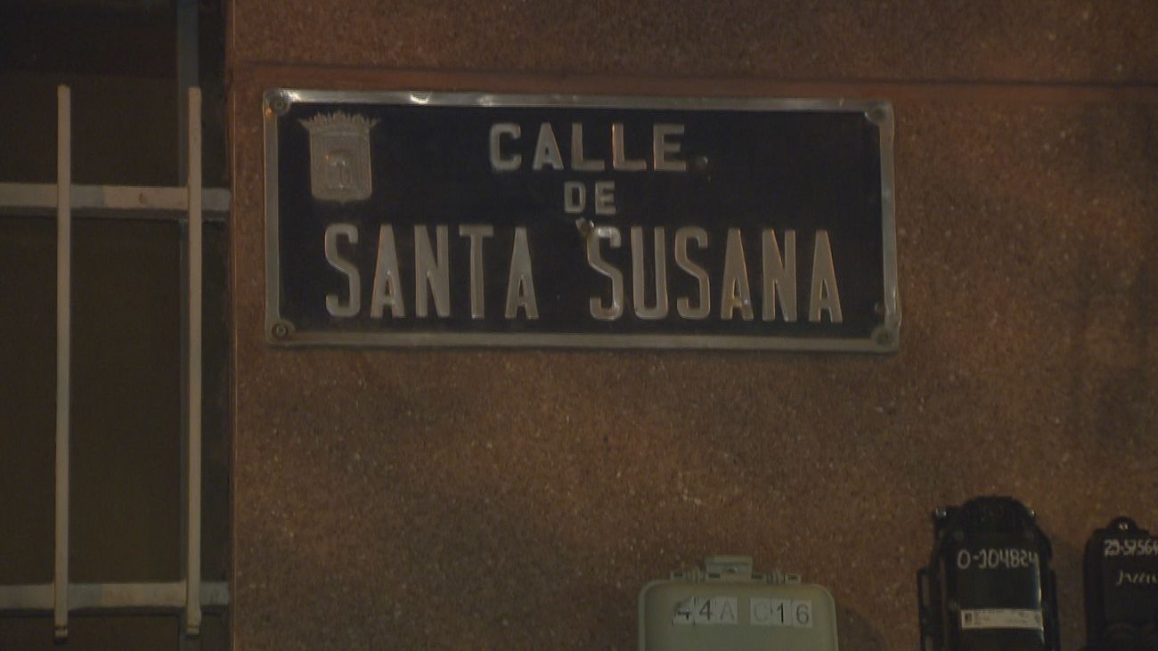 Letrero de la calle Santa Susana, en el distrito de Hortaleza