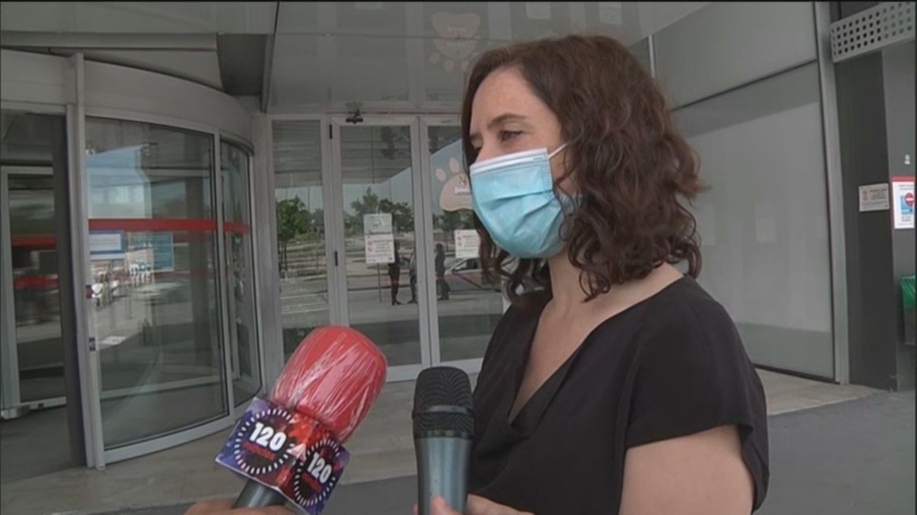 Ayuso, entrevistada por Telemadrid