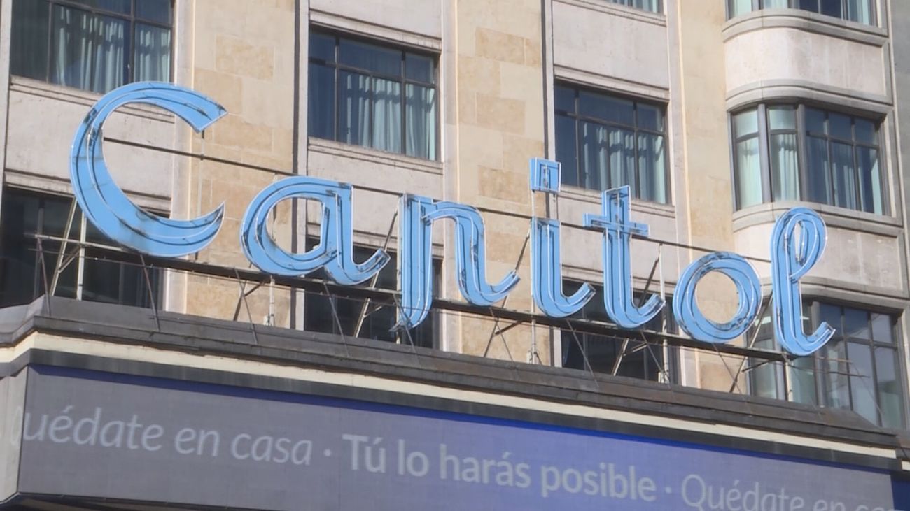 El cine Capitol en Madrid