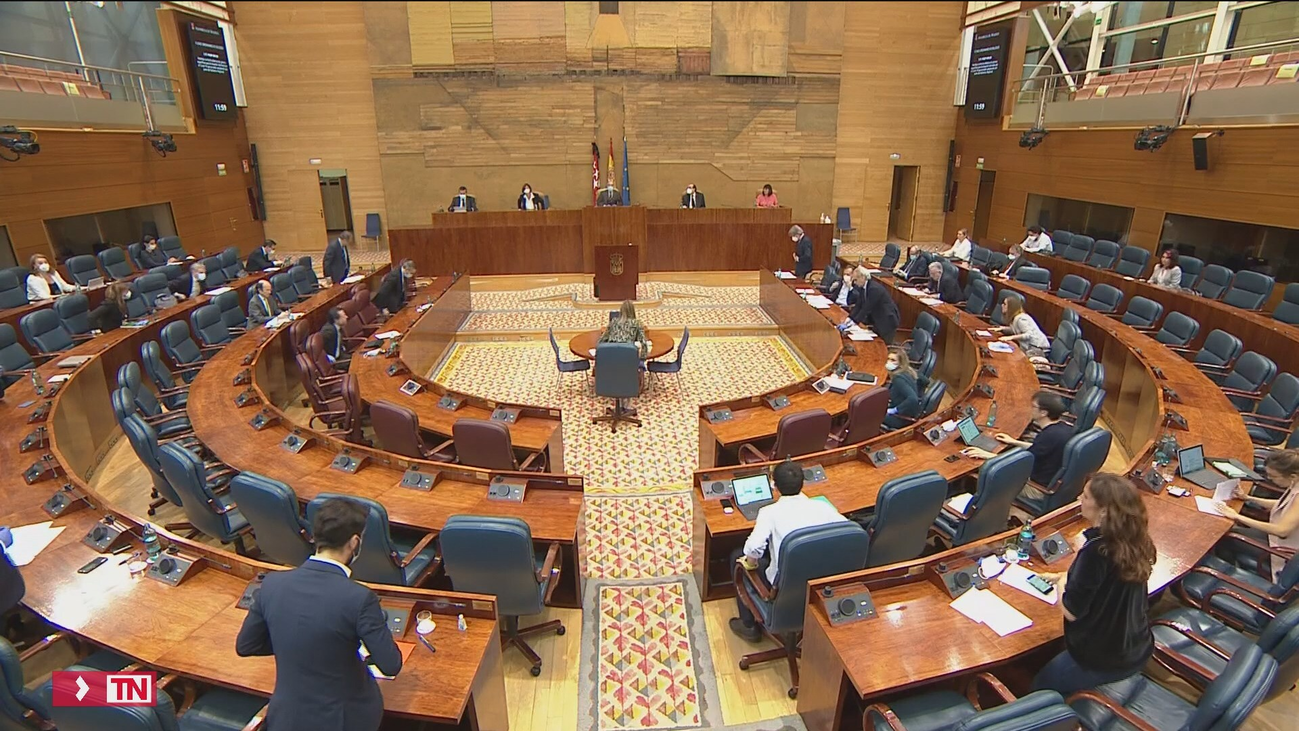 Búsqueda de diálogo y acuerdo en un pleno de la Asamblea de Madrid marcado por el coronavirus