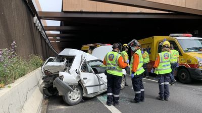 Muere un conductor tras ser  embestido por una furgoneta en la M-40
