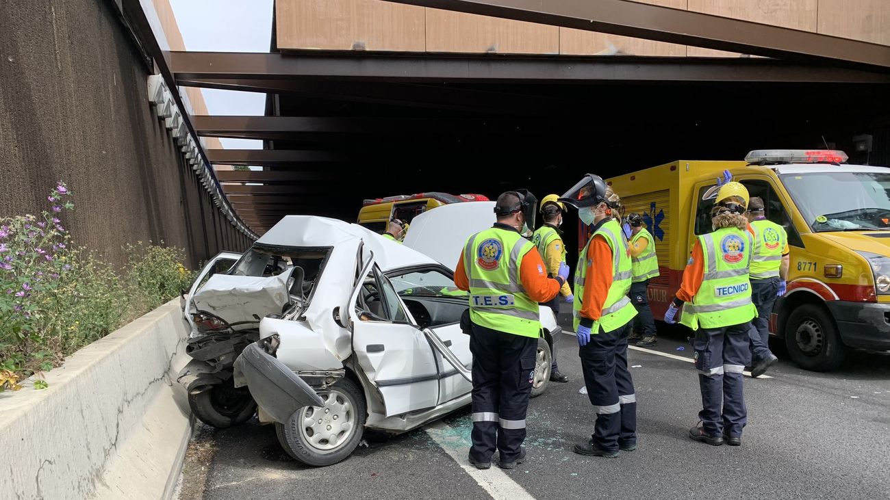 Accidente de tráfico en la M-40