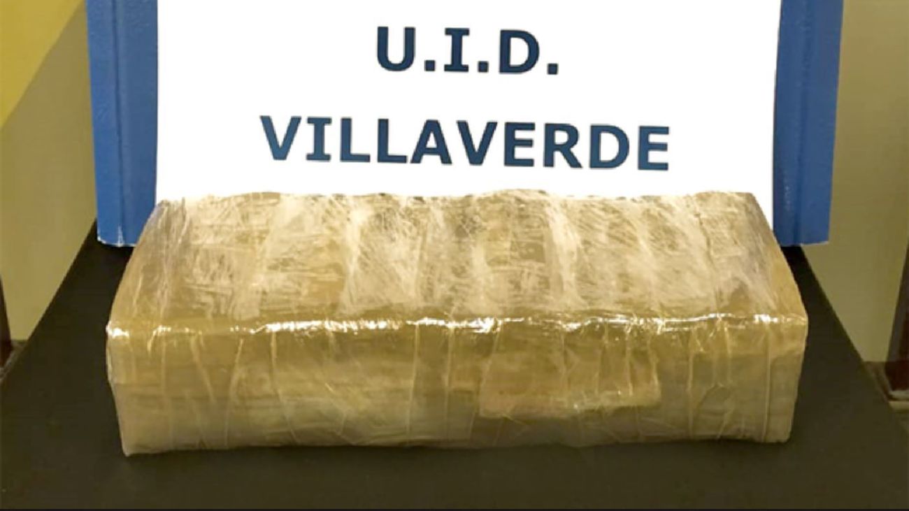 Hachís incautado por la Policía Municipal de Madrid