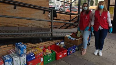 Entregan 3.000 kilos de primera necesidad a Cáritas en San Agustín de Guadalix y Galapagar