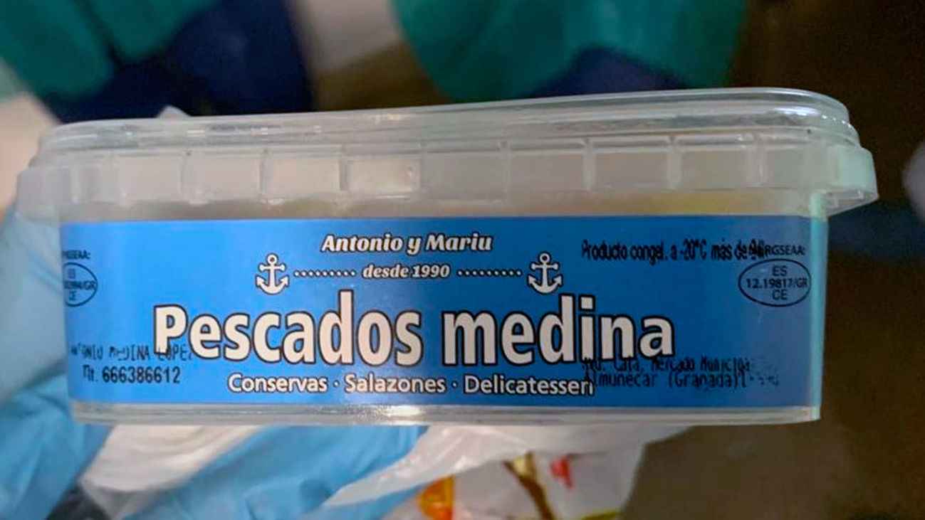 Envase de boquerones en vinagre de la marca Pescados Medina