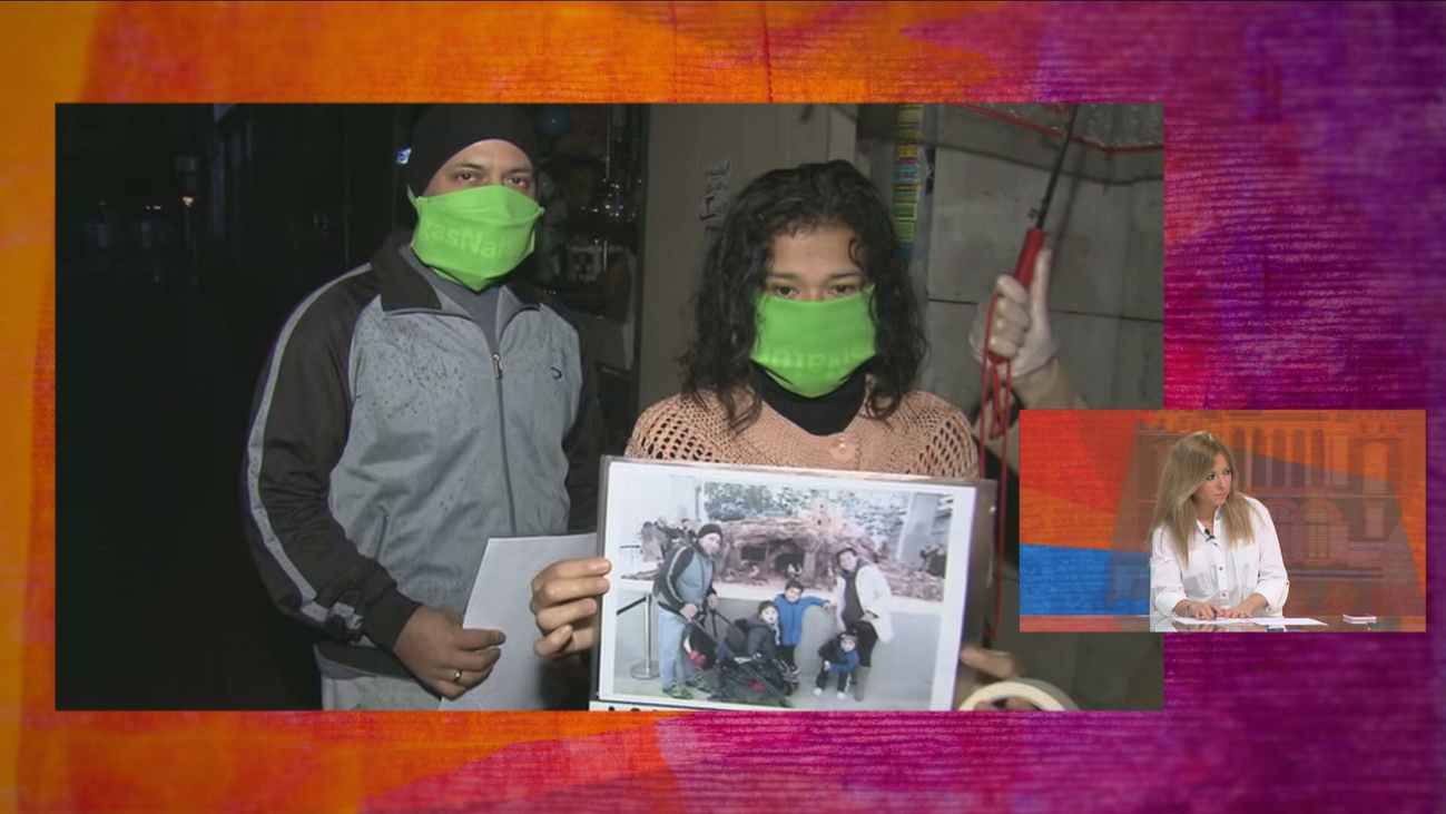 Carmen y Daniel tienen tres niños y ningún ingreso por la crisis del coronavirus