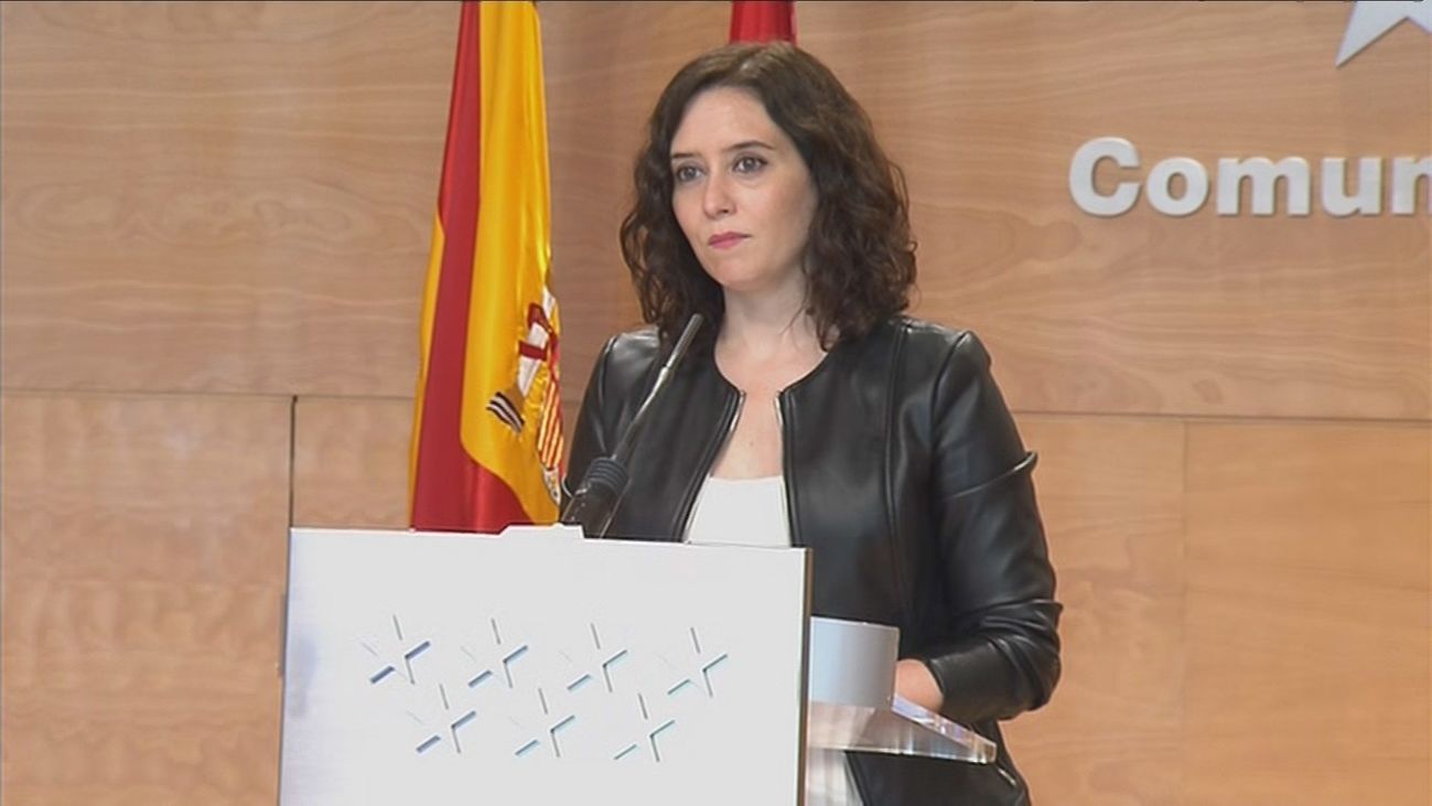 Ayuso acusa al Gobierno de llevar a Madrid a "la ruina"