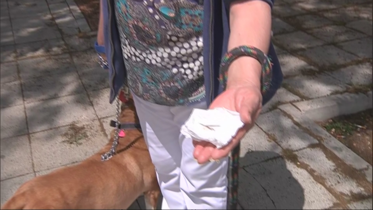 Un perro ingiere una salchicha con clavos, en Villa de  Vallecas