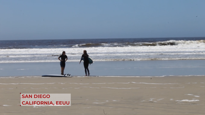 Las playas de California en pleno confinamiento